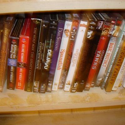 Over 200 DVD movies & TV Series