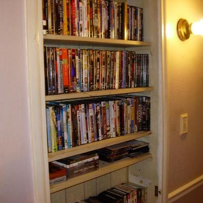 Over 200 DVD movies & TV Series