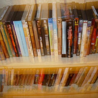 Over 200 DVD movies & TV Series