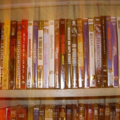 Over 200 DVD movies & TV Series