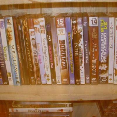 Over 200 DVD movies & TV Series