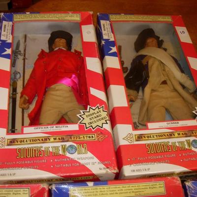 Solders of the world American revolution lot