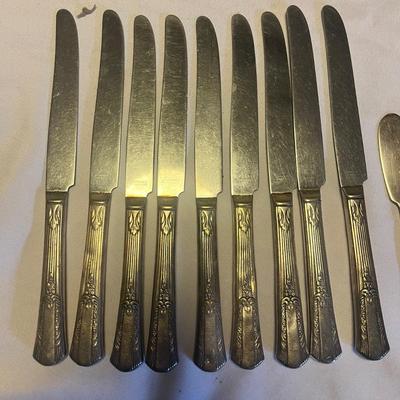 W.M. Rogers Overlaid Silverware Set (K-MG)