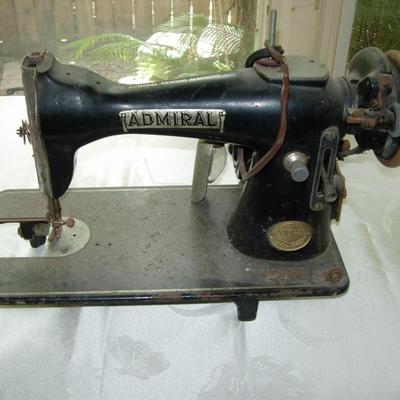 Vintage Admiral sewing machine.