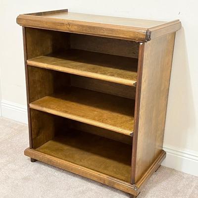 Solid Wood ~ Three (3) Shelf Media Cabinet/Bookshelf