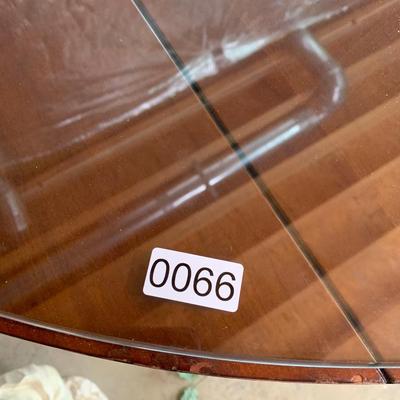 Detailed Inlaid Clean Drexel Dining Table, Leaf, Chairs, NEW Seats/Fabric