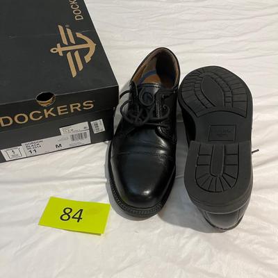 Dockers Menâ€™s Size 11 Black Dress Shoes