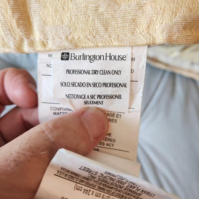 Burlington House Home Fashions King Size Bed Comforter & Pillow covers
