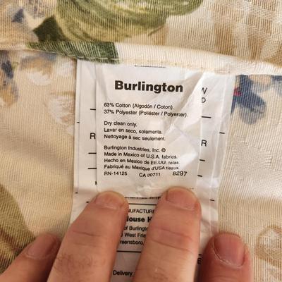 Burlington House Home Fashions King Size Bed Comforter & Pillow covers