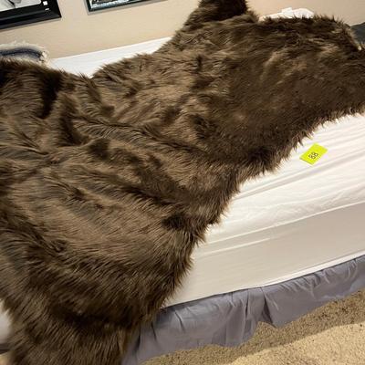 Faux Bear Rug by Fir Accents