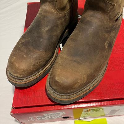 Justin Work Boots size 10/EE