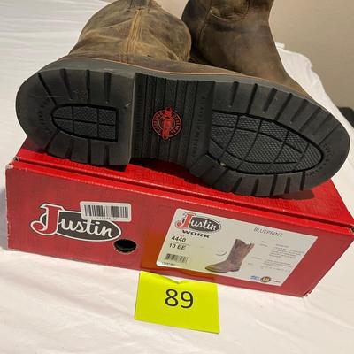 Justin Work Boots size 10/EE