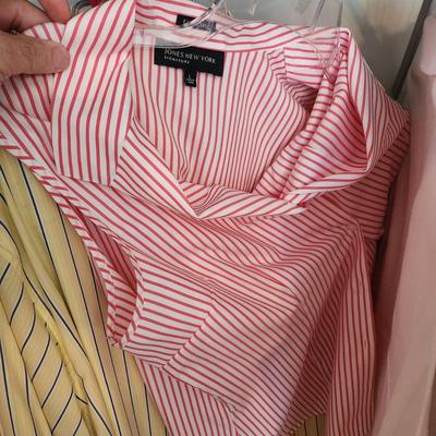 Large Lot Women's Clothing See Pictures includes Hangers