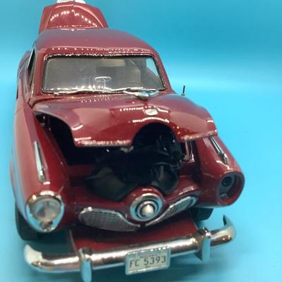 Studebaker 1951 metal dark burgundy, 1:18 scale Highway 61