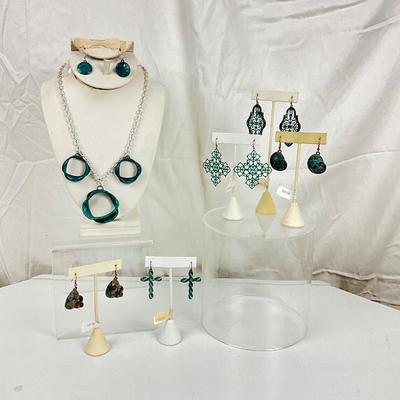 343 Brushed Copper Jewelry Lot