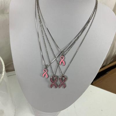 346 HUGE Breast Cancer Survivor Jewelry Lot