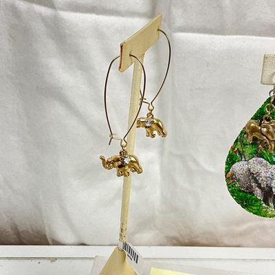 353 Elephant Jewelry Bracelet, and Earrings