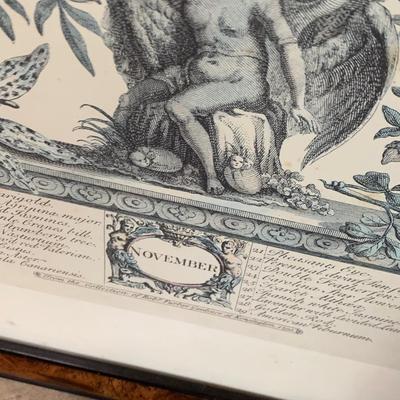 Framed Williamsburg Month Prints