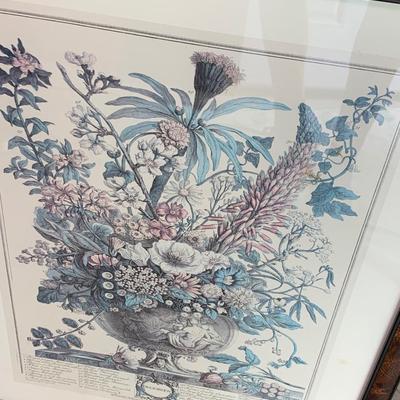 Framed Williamsburg Month Prints