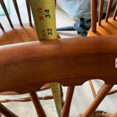 FOUR Clean Cherry Wood Chairs