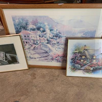 Decorative Art Lot 0ne Signed - All Framed