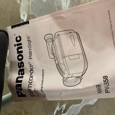 Panasonic PVL-558 Camcorder - Charger - Case