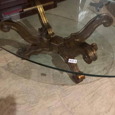 Glass Top Coffee Table