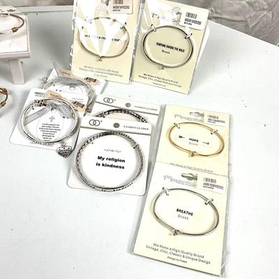358 Inspirational Jewelry Bracelet Lot