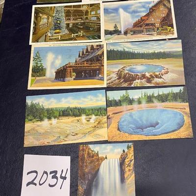 Vintage Yellowstone Postcards