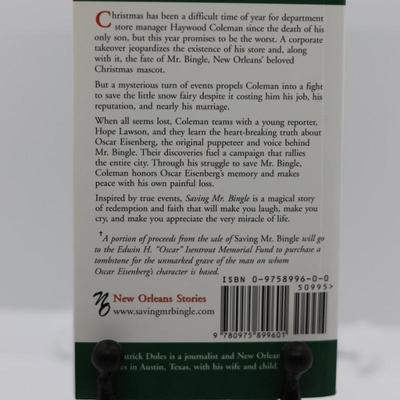 SIGNED Saving Mr. Bingle: A New Orleans Christmas Fairy Tale BY:  Sean Patrick Doles