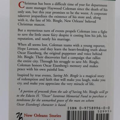 SIGNED Saving Mr. Bingle: A New Orleans Christmas Fairy Tale BY:  Sean Patrick Doles