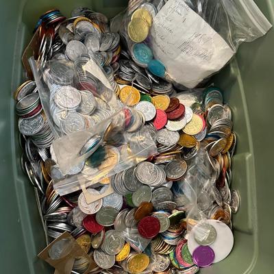 Vintage Mardi Gras doubloons 61lbs