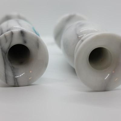 8" Marble Vases From Hawaii