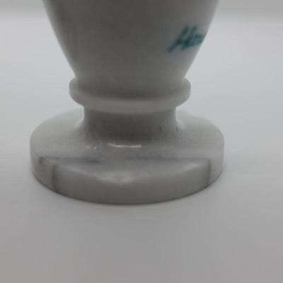 8" Marble Vases From Hawaii