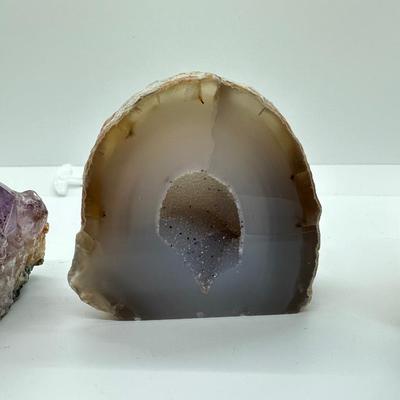 (2) Geodes & (1) Amethyst