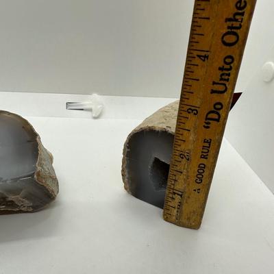 (2) Geodes & (1) Amethyst