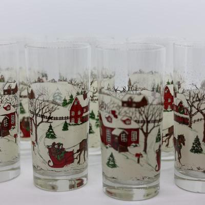 Libbey Winter Village Christmas - Set of (7)