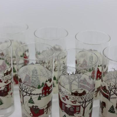 Libbey Winter Village Christmas - Set of (7)