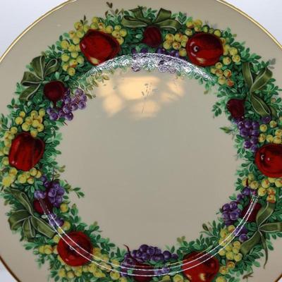 LENOX - Set of (6) Beautiful Colonial Christmas Wreath Plates, Most W/ Original Boxes
