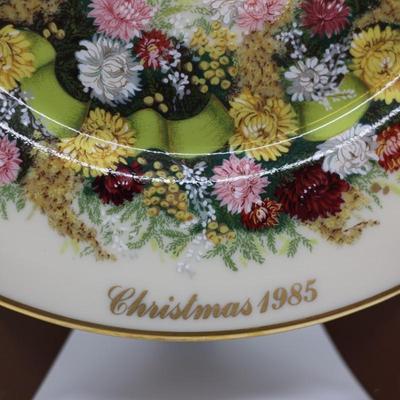 LENOX - Set of (6) Beautiful Colonial Christmas Wreath Plates, Most W/ Original Boxes