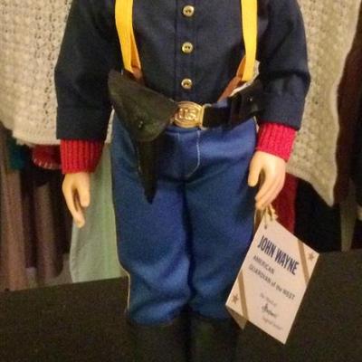 John Wayne, collectors doll, Americaâ€™s Guardians of the west