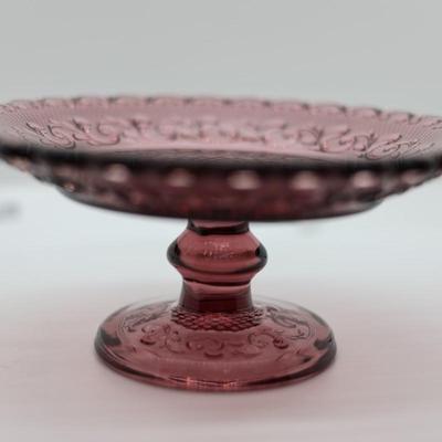 Amethyst Vase & Shallow Dish