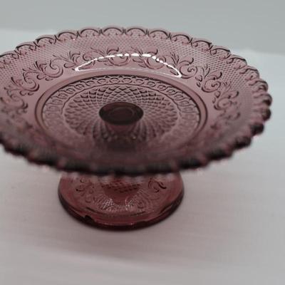 Amethyst Vase & Shallow Dish