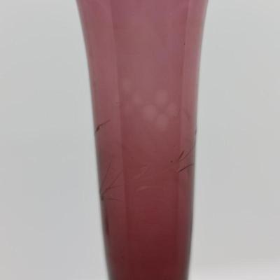 Amethyst Vase & Shallow Dish