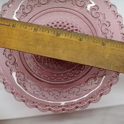 Amethyst Vase & Shallow Dish