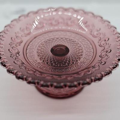Amethyst Vase & Shallow Dish