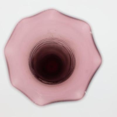 Amethyst Vase & Shallow Dish