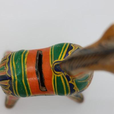 1970s TonalÃ¡ Mexico Ceramic Horse Coin Bank