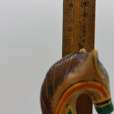 1970s TonalÃ¡ Mexico Ceramic Horse Coin Bank
