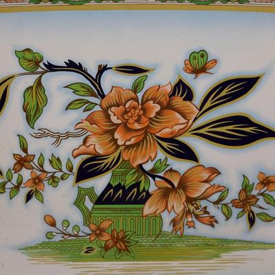 Beautiful Vintage Daher Decorated Metal Tray